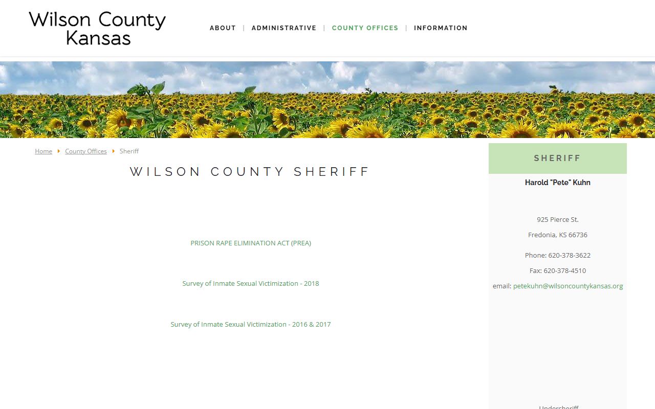 Wilson County inmate population sheriff and jail contact page