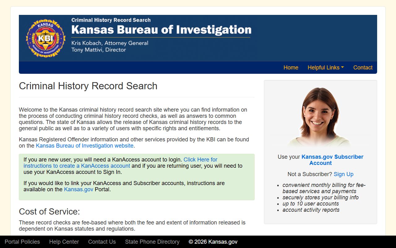 Wilson County inmate records Kansas criminal history portal